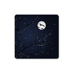 Night Birds and Full Moon Magnet (Square) Front