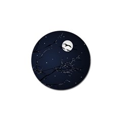 Night Birds And Full Moon Golf Ball Marker 10 Pack by dflcprints