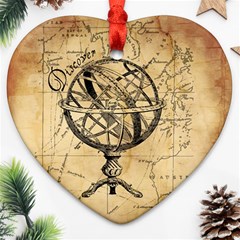 Discover The World Heart Ornament by StuffOrSomething