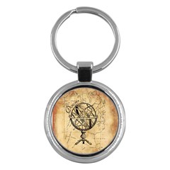 Discover The World Key Chain (round) by StuffOrSomething