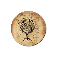 Discover The World Drink Coaster (round) by StuffOrSomething