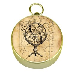 Discover The World Gold Compass