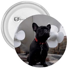 French Bulldog 3  Button