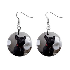 French Bulldog Mini Button Earrings by StuffOrSomething