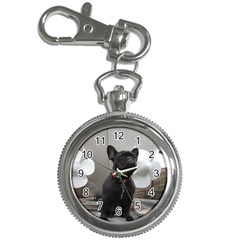 French Bulldog Key Chain Watch