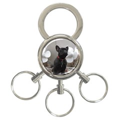 French Bulldog 3-Ring Key Chain