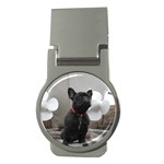 French Bulldog Money Clip (Round) Front