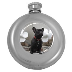 French Bulldog Hip Flask (round) by StuffOrSomething