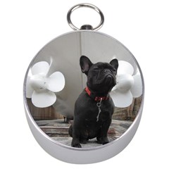 French Bulldog Silver Compass by StuffOrSomething