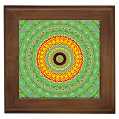 Mandala Framed Ceramic Tile by Siebenhuehner