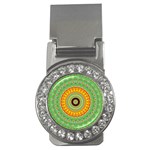 Mandala Money Clip (CZ) Front