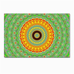 Mandala Postcard 4 x 6  (10 Pack) by Siebenhuehner