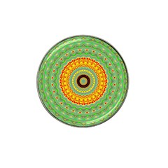 Mandala Golf Ball Marker 4 Pack (for Hat Clip)