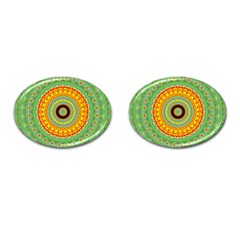 Mandala Cufflinks (oval) by Siebenhuehner