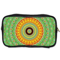 Mandala Travel Toiletry Bag (one Side) by Siebenhuehner