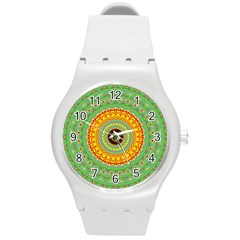 Mandala Plastic Sport Watch (medium) by Siebenhuehner