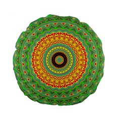 Mandala 15  Premium Round Cushion 