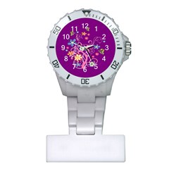 Flowery Flower Nurses Watch