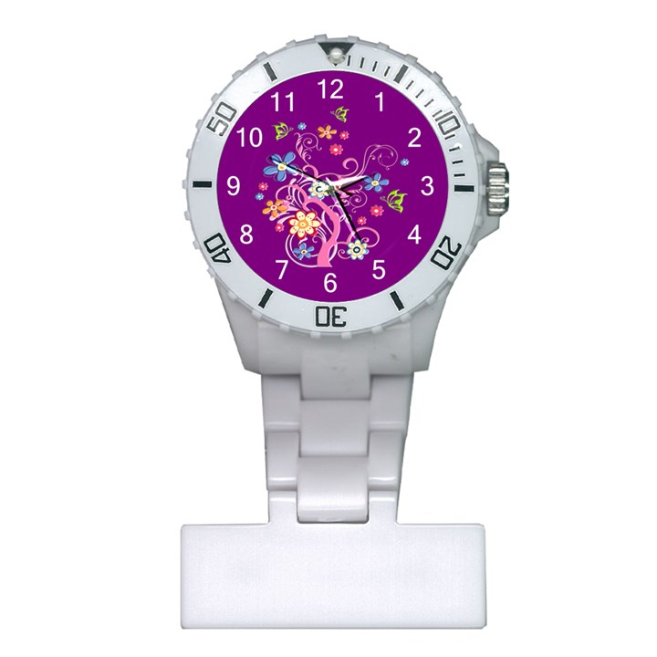 Flowery Flower Nurses Watch