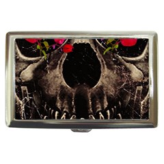 Death And Flowers Cigarette Money Case by dflcprints