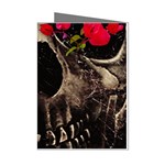 Death and Flowers Mini Greeting Card (8 Pack) Left