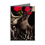 Death and Flowers Mini Greeting Card (8 Pack) Right