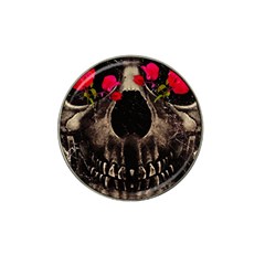 Death And Flowers Golf Ball Marker (for Hat Clip)