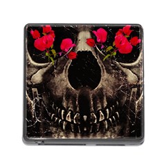 Death And Flowers Memory Card Reader With Storage (square)