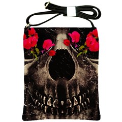 Death And Flowers Shoulder Sling Bag