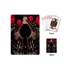 Death And Flowers Playing Cards (mini) by dflcprints