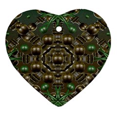 Japanese Garden Heart Ornament by dflcprints