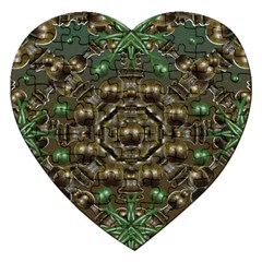 Japanese Garden Jigsaw Puzzle (heart) by dflcprints