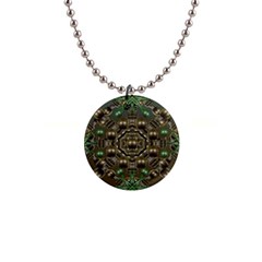 Japanese Garden Button Necklace by dflcprints