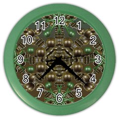 Japanese Garden Wall Clock (color)