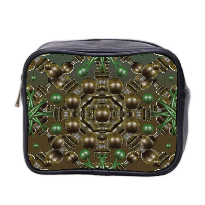 Japanese Garden Mini Travel Toiletry Bag (Two Sides)