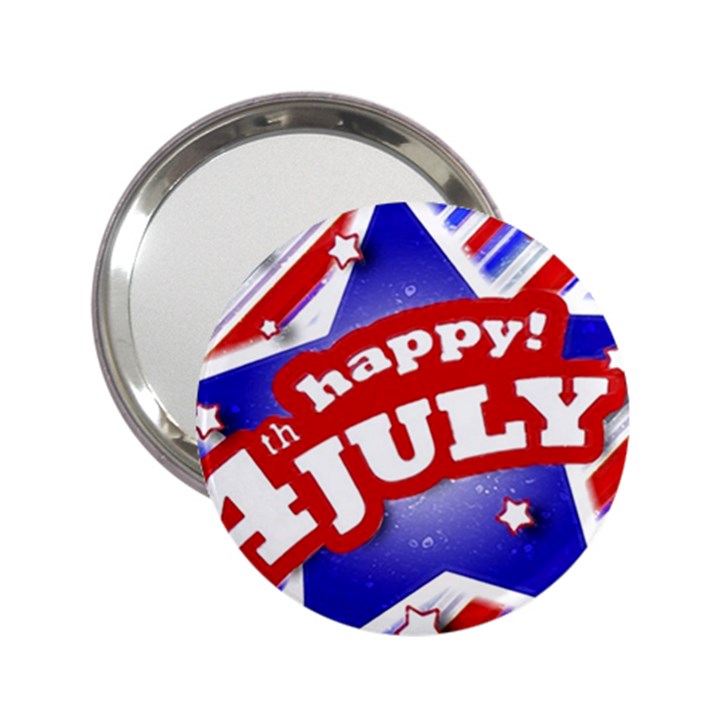 4th of July Celebration Design Handbag Mirror (2.25 )