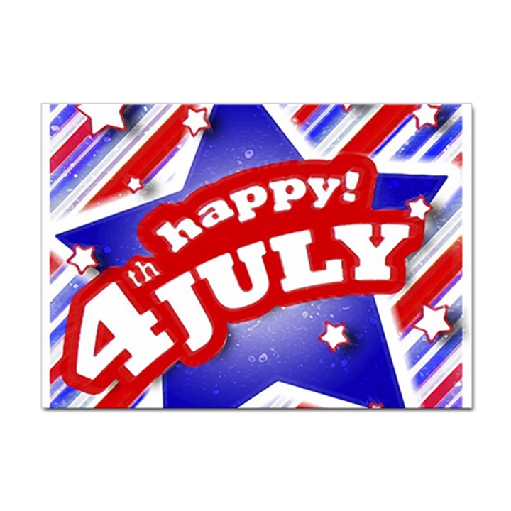 4th of July Celebration Design A4 Sticker 100 Pack