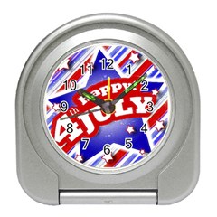 4th Of July Celebration Design Desk Alarm Clock by dflcprints