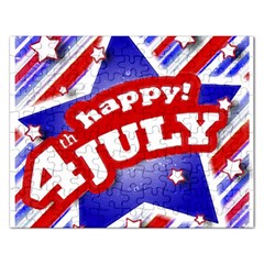 4th Of July Celebration Design Jigsaw Puzzle (rectangle)