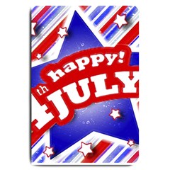 4th Of July Celebration Design Large Door Mat