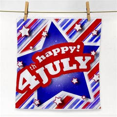 4th Of July Celebration Design Face Towel by dflcprints