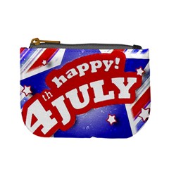 4th Of July Celebration Design Coin Change Purse by dflcprints