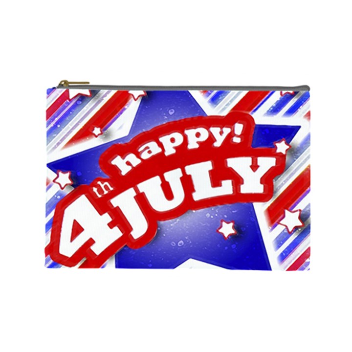 4th of July Celebration Design Cosmetic Bag (Large)