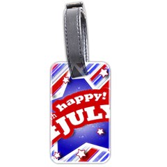 4th Of July Celebration Design Luggage Tag (two Sides)