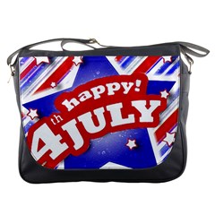 4th Of July Celebration Design Messenger Bag by dflcprints