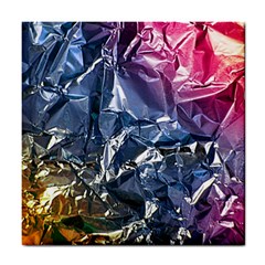 Texture   Rainbow Foil By Dori Stock Ceramic Tile by TheWowFactor