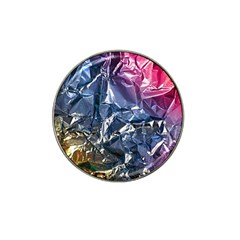 Texture   Rainbow Foil By Dori Stock Golf Ball Marker 4 Pack (for Hat Clip)