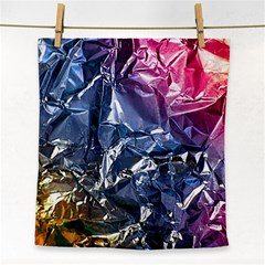 Texture   Rainbow Foil By Dori Stock Face Towel