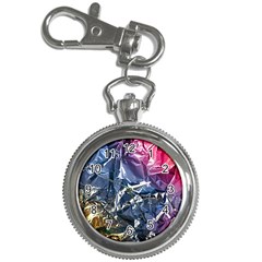 Texture   Rainbow Foil By Dori Stock Key Chain Watch