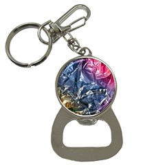 Texture   Rainbow Foil By Dori Stock Bottle Opener Key Chain